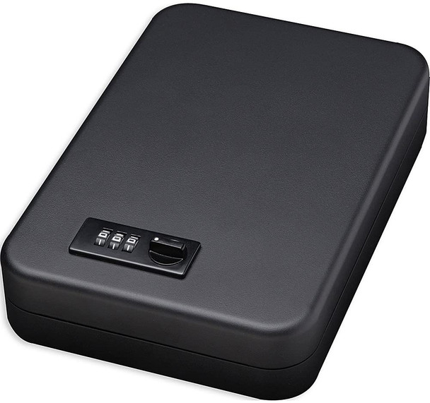 Personal Safe | Steel Combo Lock & Security Cable