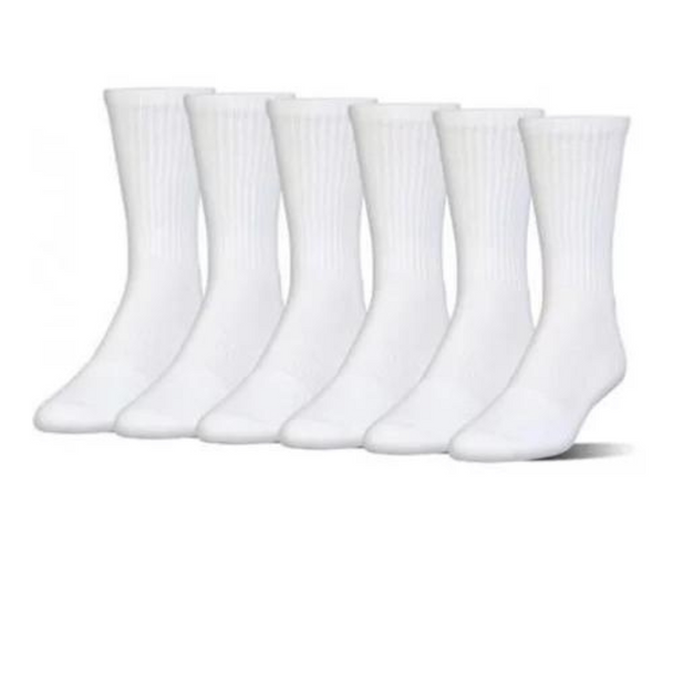 Men's Charged Cotton 2.0 Performance Crew Socks | 6-Pack
