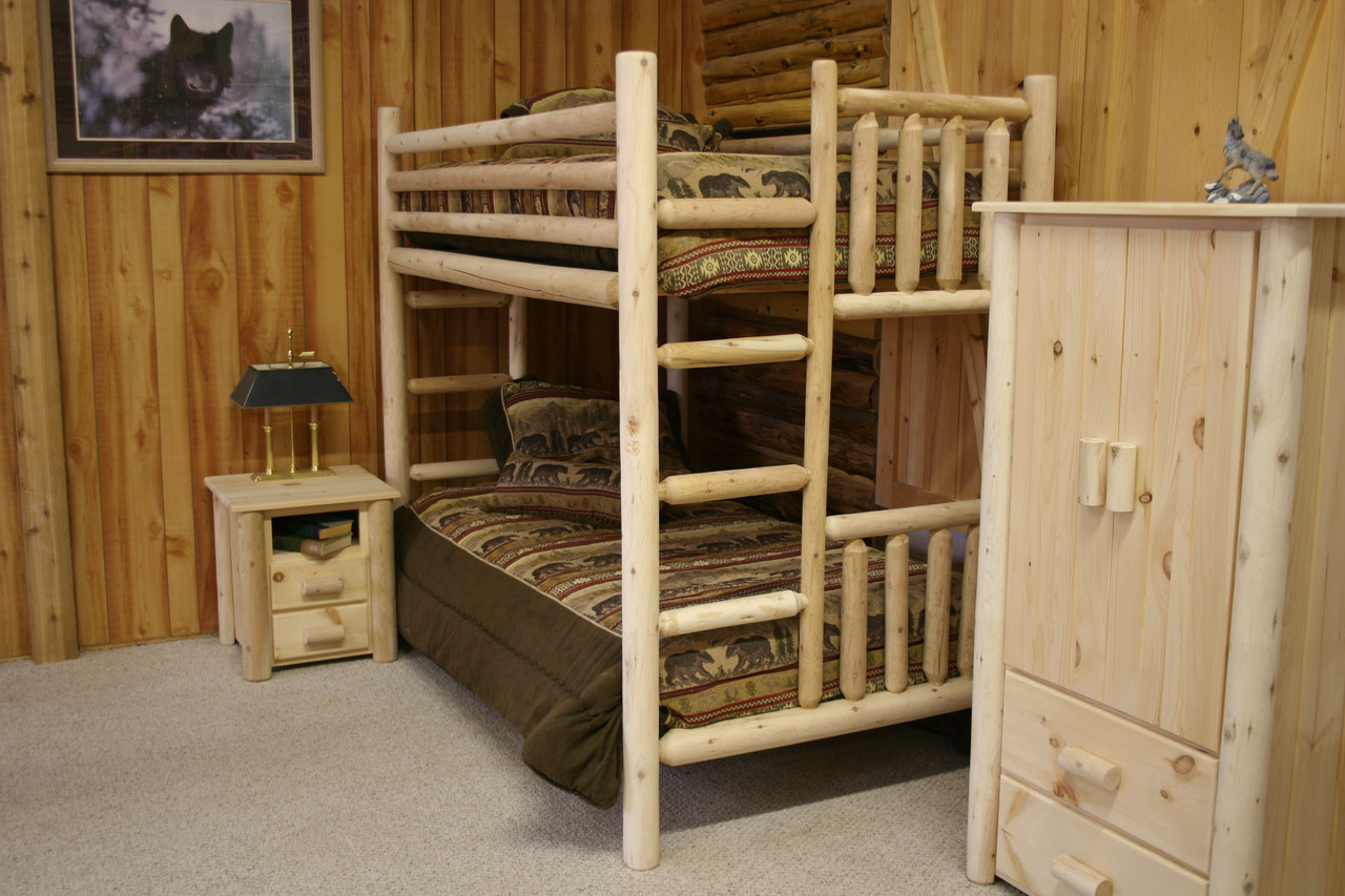 cedar bunk beds