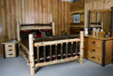 Hickory & Cedar Log Bedroom Sets