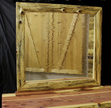 Hand Peeled Red Cedar Mirror - HLRCMIRROR