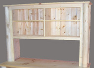 Cedar Log Desk Hutch - C4136