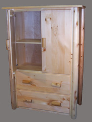 Cedar Log Armoire - C4146