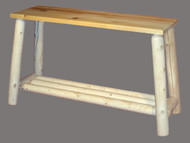 Cedar Log Sofa Table - C4081