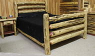 Hand Peeled Red Cedar Rodeo Bed - HLRCRB