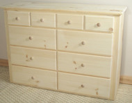 Pine River 10 Drawer Dresser - PR9110