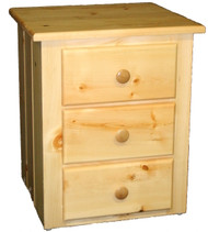 Pine River 3 Drawer Night Stand - PR9103