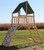 Cedar Peak Log Playground Tower With Slide - CPT-SL