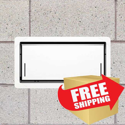 Smart Vent 1540-520 Insulated White Flood Vent - IN-STOCK, SHIPS FREE