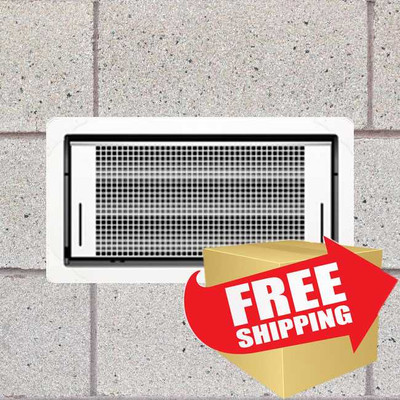 Smart Vent 1540-510-WHT Dual Function White Flood Vent - IN-STOCK, SHIPS FREE Smart Vent 1540-510-WHT Dual Function White Flood Vent - IN-STOCK, SHIPS FREE