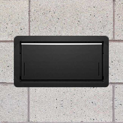 Smart Vent 1540-520 Insulated Block Wall 16" x 8" Flood Vent, Powder Coated Black Smart Vent 1540-520 Insulated Block Wall 16" x 8" Flood Vent, Powder Coated Black
