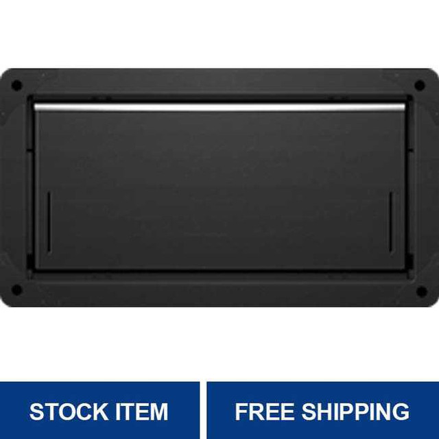 Smart Vent 1540-524 Black Insulated Garage Door 16" x 8" Flood Vent Smart Vent 1540-524 Black Insulated Garage Door 16" x 8" Flood Vent