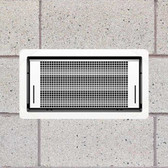 Smart Vent 1540-510-WHT Dual Function White Flood Vent - IN-STOCK, SHIPS FREE