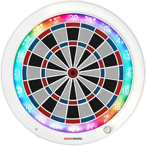 GRAN DARTS GRAN BOARD 3S BLUETOOTH ELECTRONIC DARTBOARD - WHITE GRAN DARTS GRAN BOARD 3S BLUETOOTH ELECTRONIC DARTBOARD - WHITE