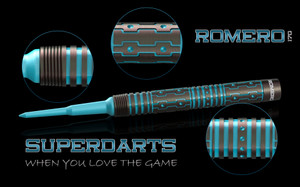 SUPERDARTS "TRICIA ROMERO" SIGNATURE DART!  BLACK-OUT