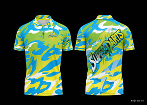 SUPERDARTS "Lime Camo" jersey