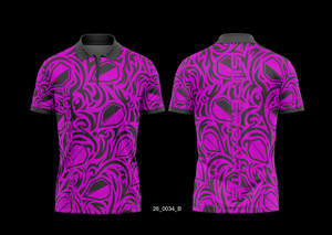 SUPERDARTS "Tribal Hot Pink" Jersey 0034 B