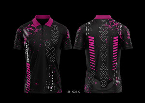 SUPERDARTS "Crosshair Hot Pink" Jersey 0035 C