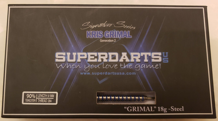 SUPERDARTS "GRIMAL GENERATION 2"  18G Steel Tip