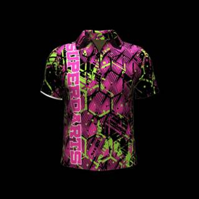 Superdarts "Neon" Pink and green jersey