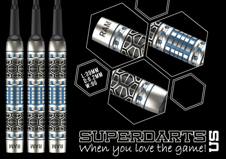 SUPERDARTS "Ram Guevara Jr." Gen 2 9G Soft tip