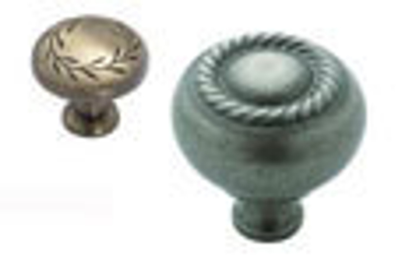 Rim Design Round Knobs