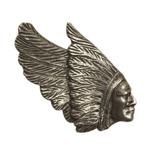 Indian Chief Head-Side Knob