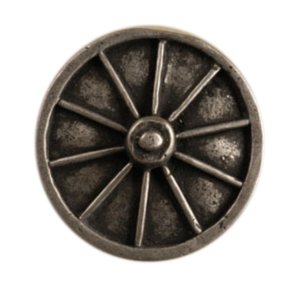 Wagon Wheel-Lg Knob