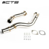BMW S55 3" Stainless Steel Downpipes - CTS Turbo CTS-EXH-DP-0025
