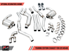 BMW Resonated Touring Edition Exhaust with OE Tips - AWE Tuning 3015-11060