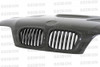 BMW E46 GTR-Style Carbon Fiber Hood - Seibon Carbon HD0105BMWE46M3-GTR 