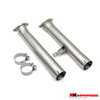 BMW Secondary Cat Delete Pipes - RK Autowerks S58.004.1