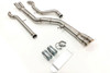 BMW S55 Single Midpipe with Brace - Mastery of Art & Design MAD-031