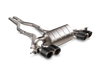 BMW Slip On Line Axle Back Exhaust - Akrapovic S-BM/TI/33H