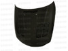 BMW E82/E88 GTR-Style Carbon Fiber Hood - Seibon Carbon HD0809BMWE822D-GTR