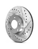 BMW Front Right Sport Drilled and Slotted Brake Rotor - StopTech 227.34059R