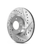 BMW Front Left Sport Drilled and Slotted Brake Rotor - StopTech 227.34058L