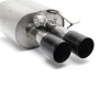 BMW Free Flow Axle Back Exhaust with Black Tips - Dinan D660-0049-BLK