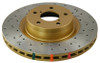 BMW Front 4000 Series Cross Drilled & Slotted Brake Rotor - DBA 4984XS