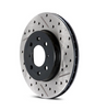 BMW Rear Left Sport Drilled and Slotted Brake Rotor - StopTech 127.34036CL