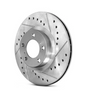 BMW Front Left Sport Select Drilled and Slotted Brake Rotor - StopTech 227.34038L