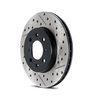 BMW Rear Left Sport Drilled and Slotted Brake Rotor - StopTech 127.34036L