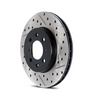 BMW Rear Right Sport Drilled and Slotted Brake Rotor - StopTech 127.34037R