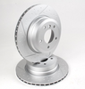 BMW Rear Drilled and Slotted Brake Rotor - Genuine BMW 34216795754