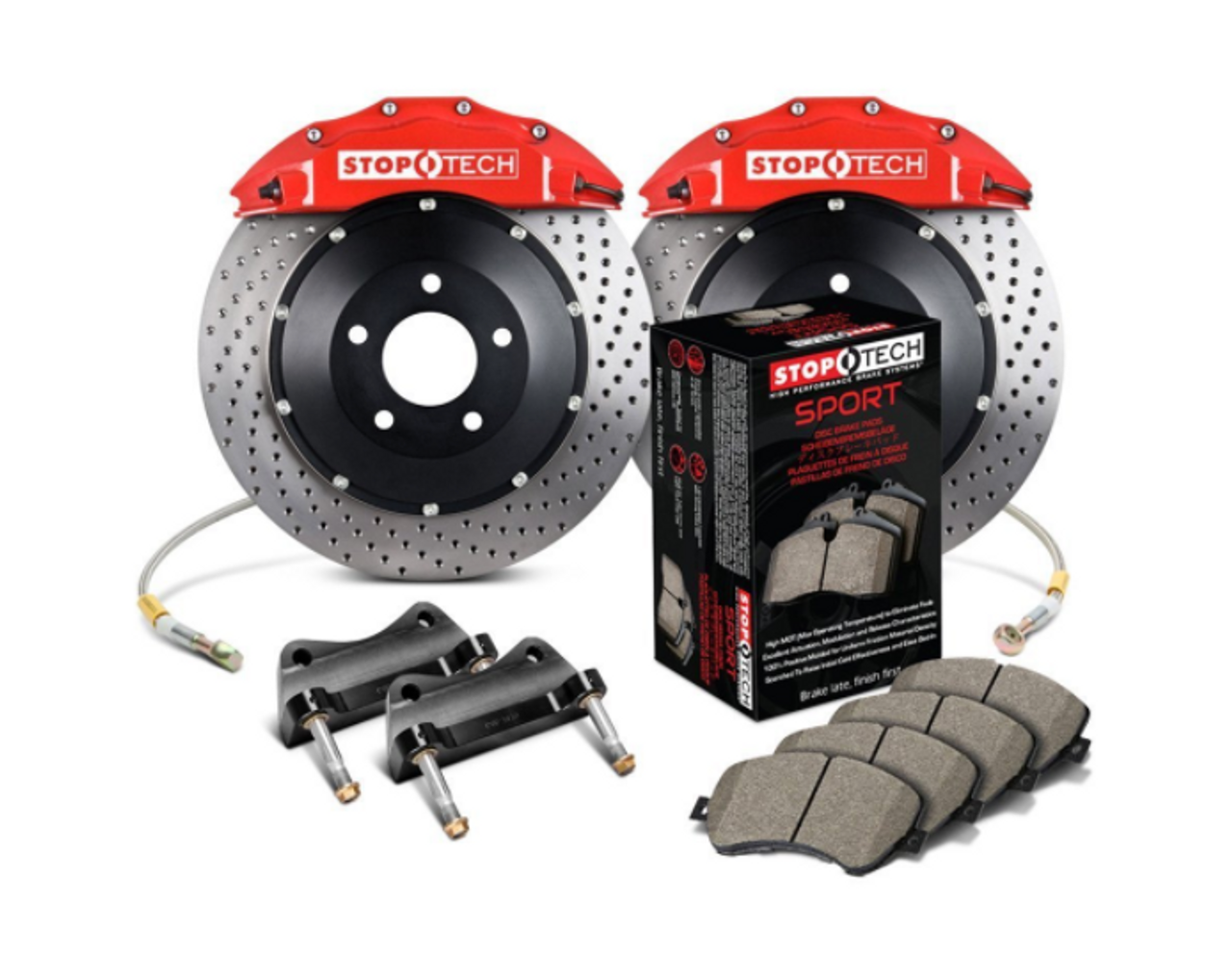 BMW Front Red ST-60 Big Brake Kit - StopTech 83.165.6700.72