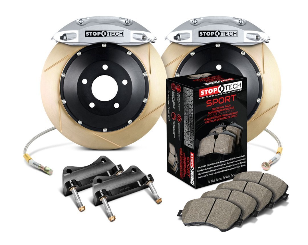 BMW Rear Silver ST-40 Piston Big Brake Kit - StopTech 83.154.004G.63