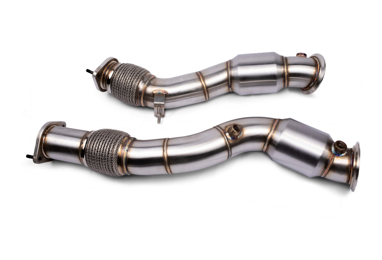 BMW Stainless Steel High Flow Catted Downpipes - VRSF 10972011