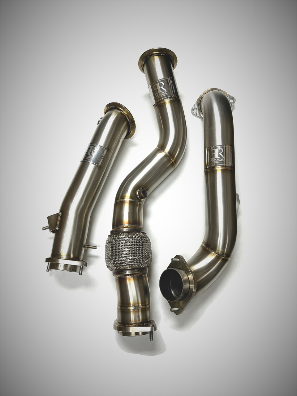 BMW Competition Series Catless Downpipe - Evolution Racewerks BM-EXH028