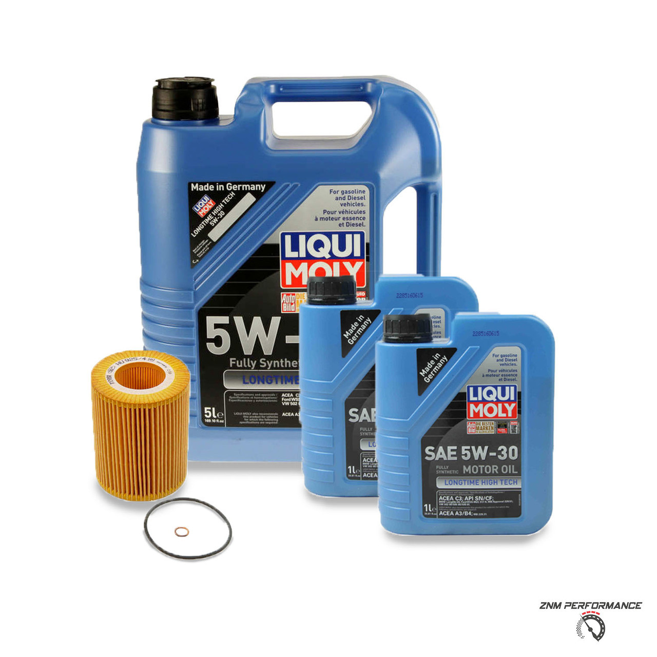 BMW 5W-30 Oil Change Kit - Liqui Moly 11427512300LM