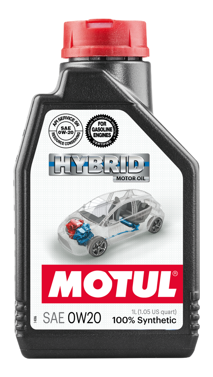 Motul 0W-20 Synthetic Hybrid Engine Oil (1L) - Motul 107141